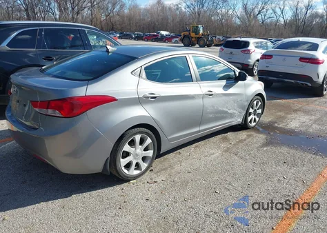 2013 Hyundai Elantra Limited z USA, uszkodzony, nr VIN KMHDH4AE0DU594367